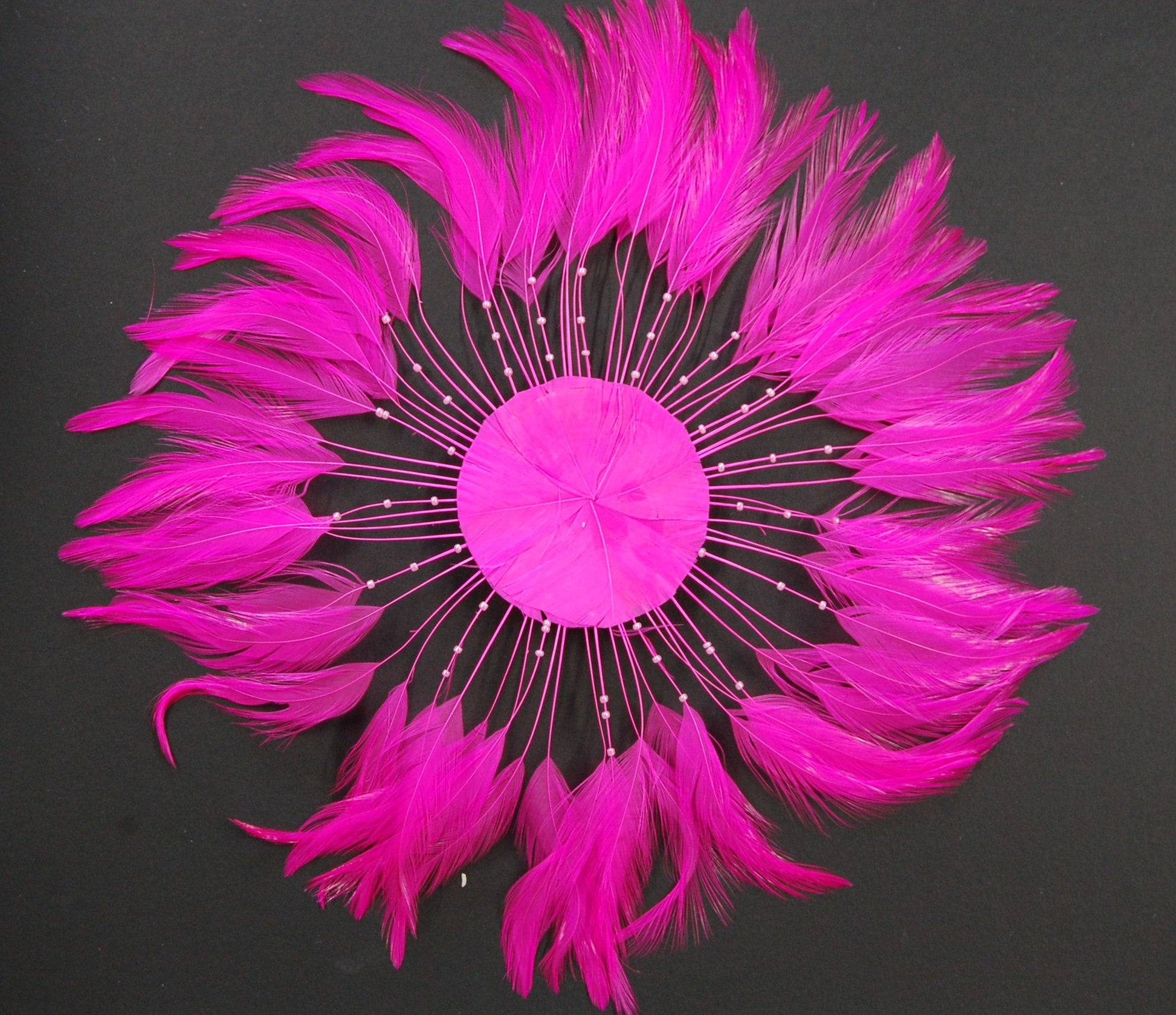 A hot pink pinwheel 