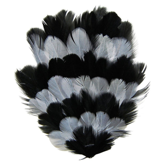 black and white colored turkey pads